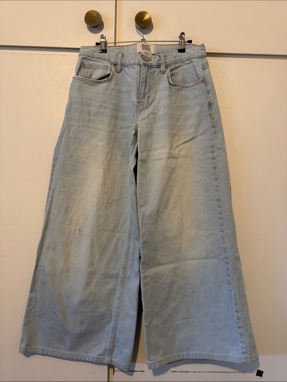 BDG Light Blue Wide-Leg Jeans